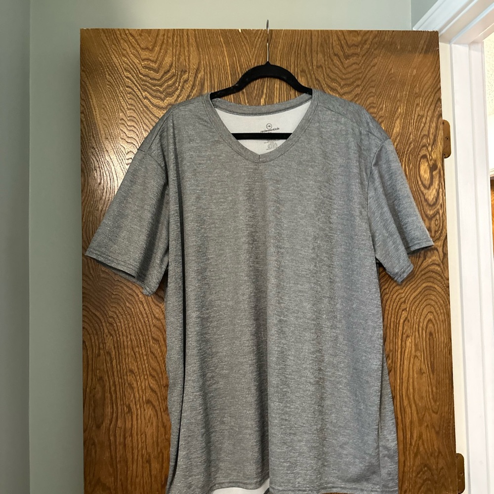 Real Essentials Gray Short Sleeve Tee